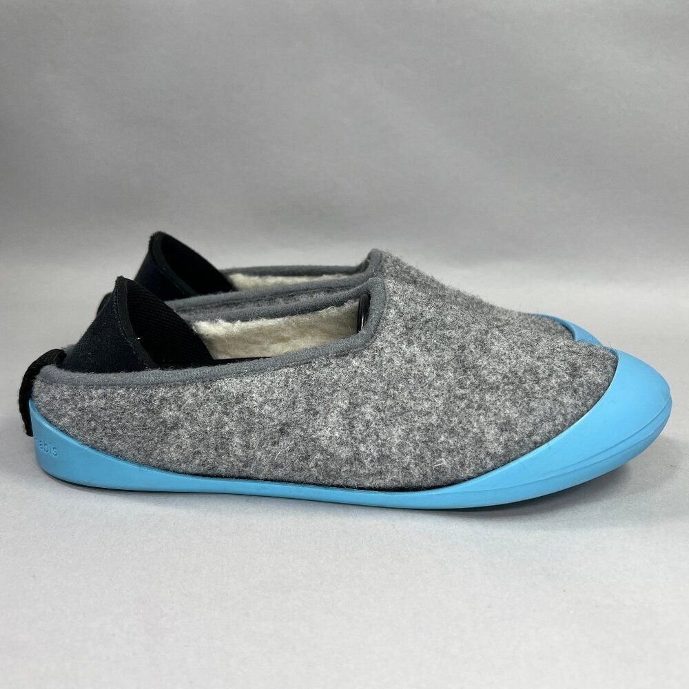 Mahabis Women's Size‎ 6.5 Classic Gray Wool Slippers